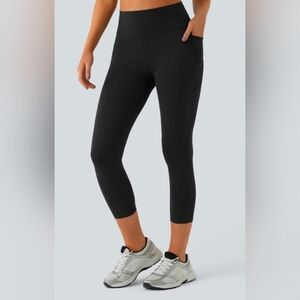 NWT HALARA Black UltraSculpt™ High-Waist Active Bottoms Waist 15 Inseam 25